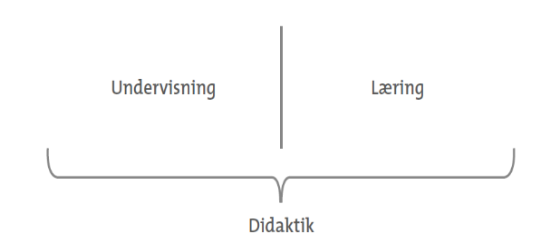 Figur 1 – didaktikkens to grundelementer